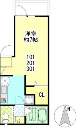 コンフォーティアの物件間取画像